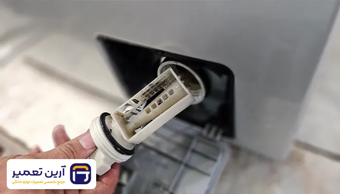 ارور E2 یا E21 لباسشویی مدیا اختلال در تخلیه آب