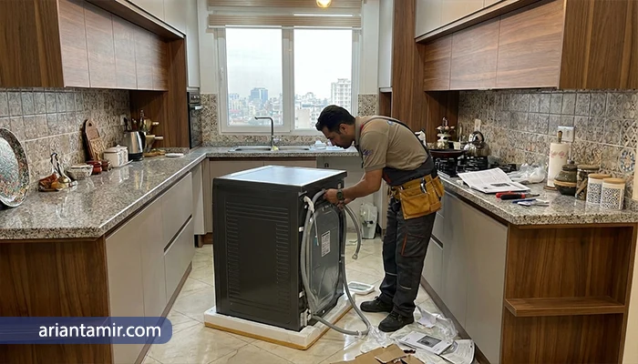 خدمات نصب و تعمیر ماشین لباسشویی جی پلاس در مشهد