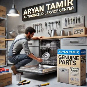 تعمیر ماشین ظرفشویی با استفاده از قطعات اصلی در نمایندگی آرین تعمیر