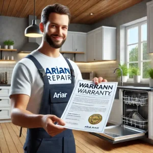 گارانتی خدمات تعمیر ماشین ظرفشویی حایر توسط آرین تعمیر