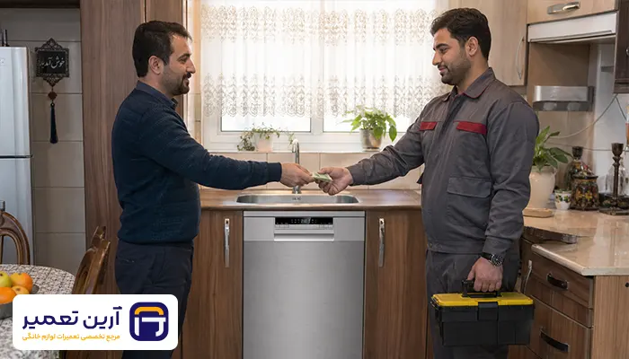 هزینه تعمیر ماشین ظرفشویی اسنوا در مشهد