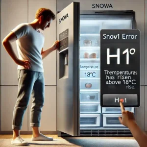ارور H1 یخچال و فریزر اسنوا : هشدار دمای بالاتر از 18 درجه و راهکارهای فوری برای رفع آن