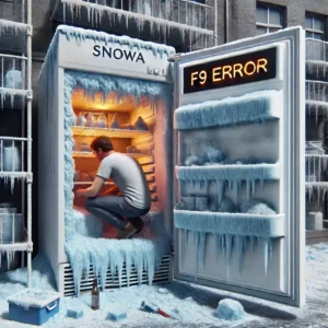 ارور F9 یخچال و فریزر اسنوا : نشانه‌ای از خرابی هیتر و مشکلات فریز کردن