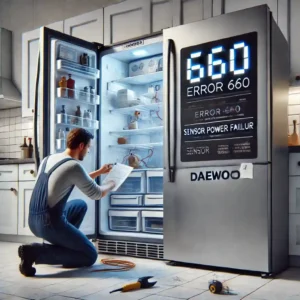رفع ارور یخچال دوو 660 : مشکل قطع جریان برق سنسور و راهکارهای فوری