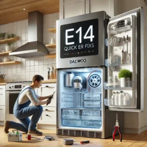 آشنایی با ارور E14 یخچال دوو : رازهای پنهان خرابی یخساز و راه‌حل‌های فوری