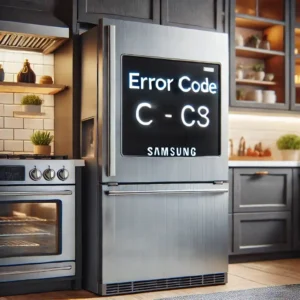 آموزش رفع ارور C یخچال سامسونگ : تشخیص سریع و رفع مشکل نشتی یا انسداد