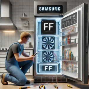 ارور FF یخچال و فریزر سامسونگ : تشخیص و رفع مشکل عملکرد فن فریزر