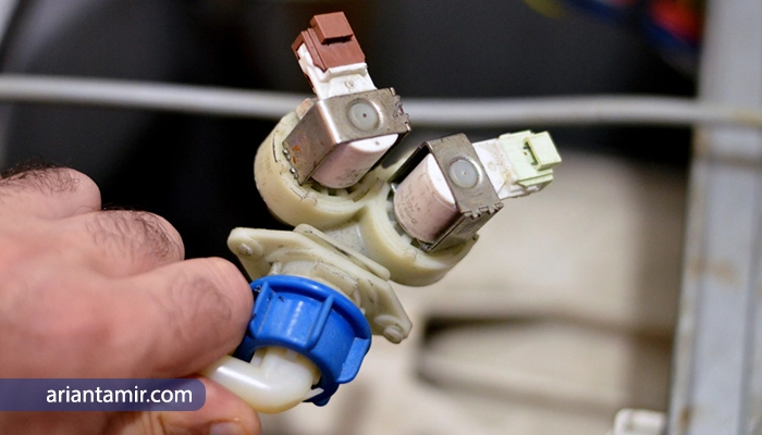 نمایندگی تعمیر لباسشویی سامسونگ در مشهد 25 تعمیر شیر برقی لباسشویی سامسونگ