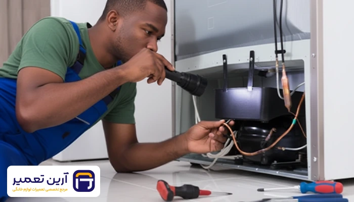 رفع ارور e6 یخچال الکترواستیل مدل es20