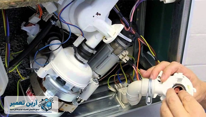 مسدود شدن پمپ تخلیه یا شلنگ