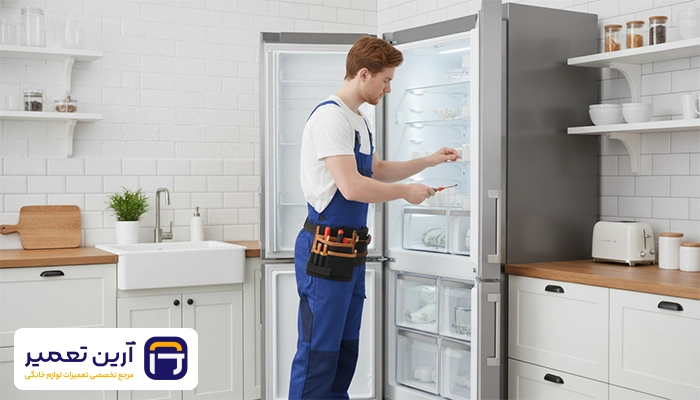 پیشگیری از بروز مجدد خطای E6 یخچال الکترواستیل-آرین تعمیر
