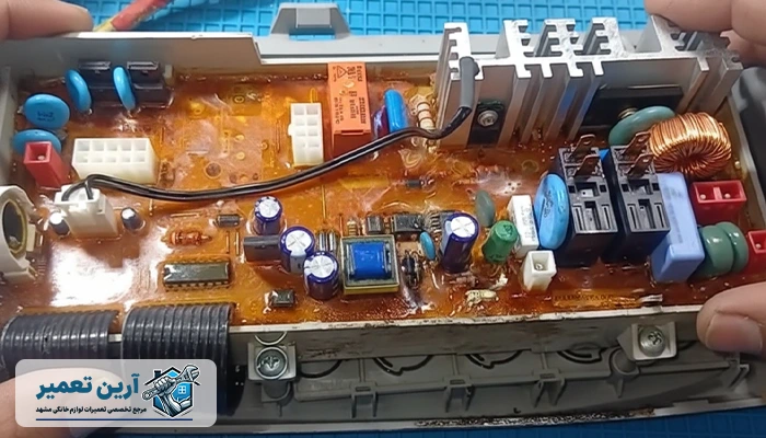 خرابی برد فرمان ماشین لباسشویی سامسونگ