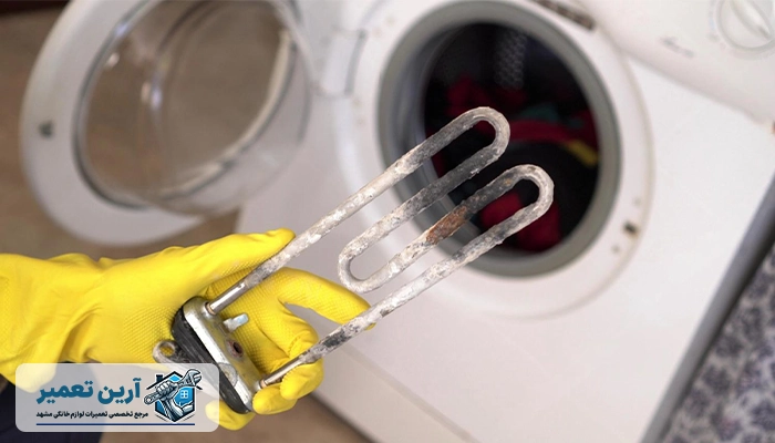 خرابی قطعات گرمایشی مانند المنت