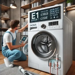 ارور E1 ماشین لباسشویی اسنوا-آرین تعمیر