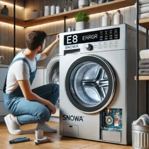 ارور E8 ماشین لباسشویی اسنوا-آرین تعمیر