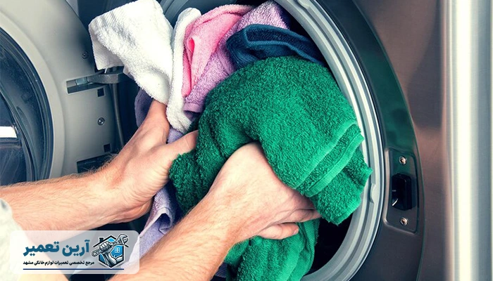 ارور 5e یا se لباسشویی ال جی 2 استفاده بیش از حد از ظرفیت ماشین لباسشویی الجی