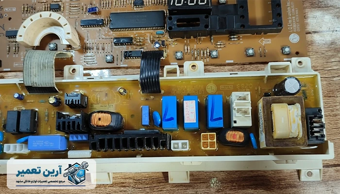 ارور 5e یا se لباسشویی ال جی 6 خرابی برد از علت های کد خطای 5e یا se ماشین لباسشویی ال جی