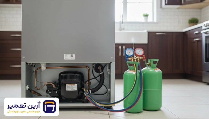 علائم کمبود گاز و نحوه تشخیص نیاز به شارژ گاز یخچال