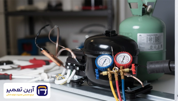 قیمت شارژ گاز یخچال معمولی، قدیمی و ساید بای ساید در مشهد